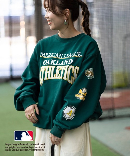 入園入学祝い セール】MLB クルーネックスウェット 100687（スウェット トップス