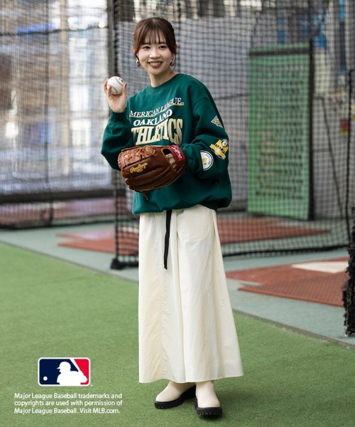 MLB ロサンゼルス・ドジャース クルーネックスウェット（レプシィム） MLB ロサンゼルス・ドジャース クルーネックスウェット