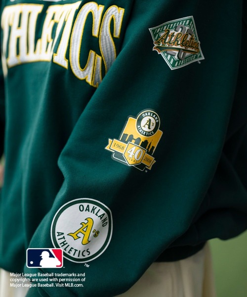 LEPSIM（レプシィム）の「MLB クルーネックスウェット 100687