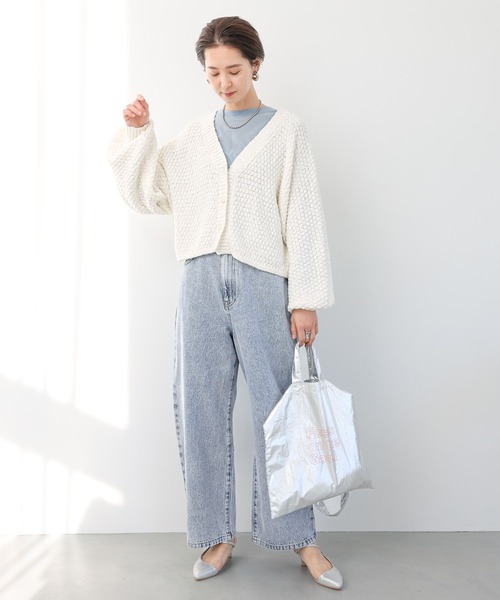 LEPSIM(レプシィム)の「シアーレイヤードロンT 990507(Tシャツ/カットソー・レディース・グレー/ライトグレー/ブルー/オフホワイト/ピンク・FREE)」の21枚目の写真