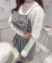 French girly collection パールスリーブニットプルオーバー【ZOZOTOWN限定アイテム】