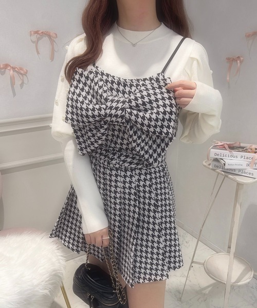 apres jour(アプレジュール)の「French girly collection パールスリーブニットプルオーバー【ZOZOTOWN限定アイテム】(ニット/セーター・レディース・グレー/ピンク/オフホワイト・X-LARGE/フリー)」の22枚目の写真