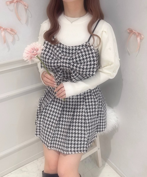 apres jour(アプレジュール)の「French girly collection パールスリーブニットプルオーバー【ZOZOTOWN限定アイテム】(ニット/セーター・レディース・グレー/ピンク/オフホワイト・X-LARGE/フリー)」の14枚目の写真