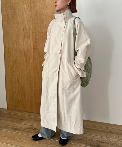 DISCOAT（ディスコート）の「ロゴ刺繍サイドギャザートートバッグ（トートバッグ・レディース・アイボリー/グリーン/ブラック・FREE）」の15枚目の写真