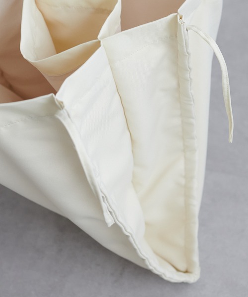 DISCOAT（ディスコート）の「ロゴ刺繍サイドギャザートートバッグ（トートバッグ・レディース・アイボリー/グリーン/ブラック・FREE）」の22枚目の写真