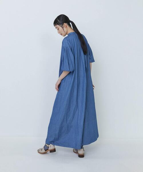 LOISIR（ロワズィール）の「コットンリネンライトデニムスモック