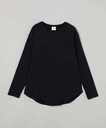 ラウンドヘムロングスリーブカットソー
