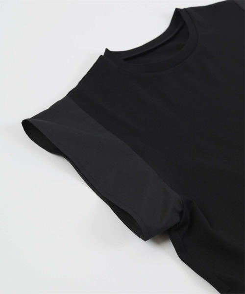 UR'S(ユアーズ)の「アシンメトリーペプラムドッキングトップス(Tシャツ/カットソー・レディース・ブラック/ホワイト・L/M/S)」の11枚目の写真