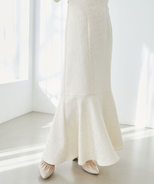 MAJESTIC LEGON（マジェスティックレゴン）の「サイドスリットキャミワンピ（ワンピース・レディース・ブラック/アイボリー/ホワイト系その他2・MEDIUM）」の11枚目の写真