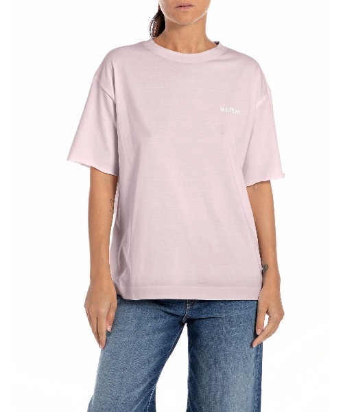 REPLAY(リプレイ)の「FAKE NEWSプリントジャージーTシャツ(Tシャツ/カットソー・レディース・ブラック/ホワイト・SMALL/MEDIUM/X-SMALL)」の5枚目の写真