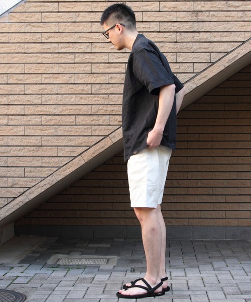 PENDLETON（ペンドルトン）の「PENDLTON/ペンドルトン　オープンカラー ショートスリーブシャツ　EMB OPEN COLLAR SHORTSLEEVE SHIRT（シャツ/ブラウス・メンズ・チャコールグレー/アイボリー・M/L）」の10枚目の写真