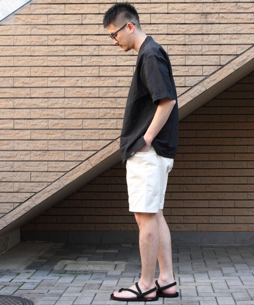 PENDLETON（ペンドルトン）の「PENDLTON/ペンドルトン　オープンカラー ショートスリーブシャツ　EMB OPEN COLLAR SHORTSLEEVE SHIRT（シャツ/ブラウス・メンズ・チャコールグレー/アイボリー・M/L）」の11枚目の写真