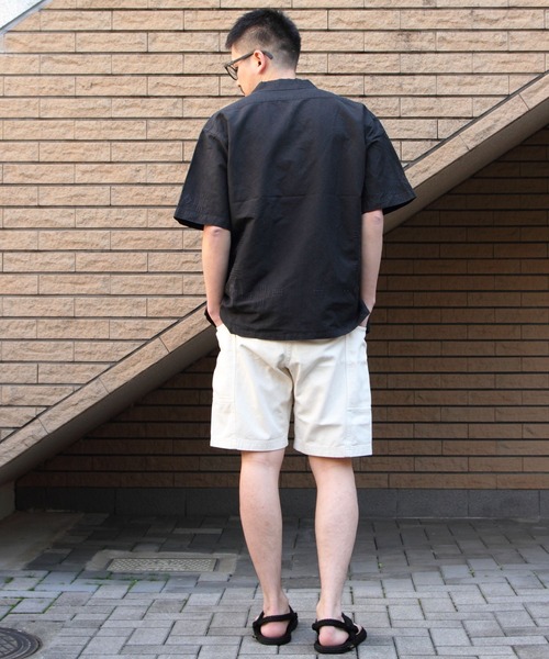 PENDLETON（ペンドルトン）の「PENDLTON/ペンドルトン　オープンカラー ショートスリーブシャツ　EMB OPEN COLLAR SHORTSLEEVE SHIRT（シャツ/ブラウス・メンズ・チャコールグレー/アイボリー・M/L）」の12枚目の写真