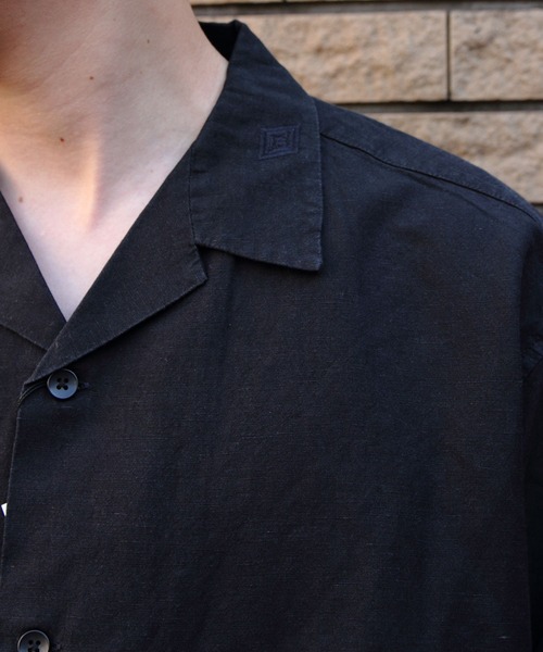 PENDLETON（ペンドルトン）の「PENDLTON/ペンドルトン　オープンカラー ショートスリーブシャツ　EMB OPEN COLLAR SHORTSLEEVE SHIRT（シャツ/ブラウス・メンズ・チャコールグレー/アイボリー・M/L）」の13枚目の写真