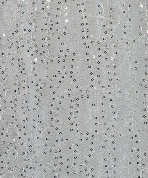 JEANASIS（ジーナシス）の「シシュウスパンコールキャミワンピース/105285（ワンピース・レディース・オフホワイト/ブラック/ライトグレー・FREE）」の12枚目の写真