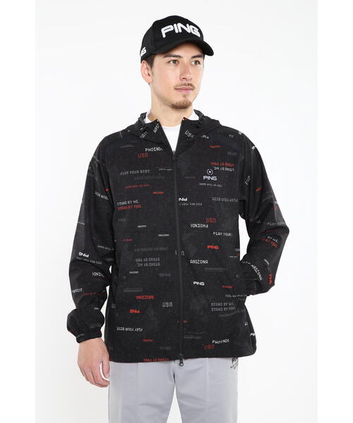 PING（ピン）の「【PING APPAREL】EARTHプリント 撥水フーディー
