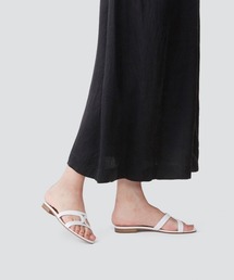 ★美品　PELLICO SAMI SILVERフラットサンダル 36.5 ペリーコ PELLICO フラットサンダル SAMI 6598 NEW_NAPPA