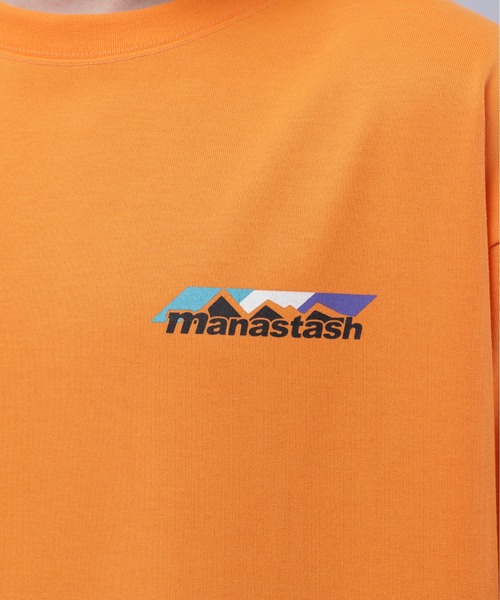 MANASTASH(マナスタッシュ)の「MANASTASH/マナスタッシュ/RE:POLY TEE SCHEME LOGO/リポリTシャツ スキームロゴ(Tシャツ/カットソー・メンズ・ホワイト/ブラック/オレンジ・M/L/XL/S)」の10枚目の写真