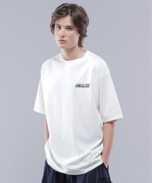 MANASTASH(マナスタッシュ)の「MANASTASH/マナスタッシュ/RE:POLY TEE SCHEME LOGO/リポリTシャツ スキームロゴ(Tシャツ/カットソー・メンズ・ホワイト/ブラック/オレンジ・M/L/XL/S)」の14枚目の写真