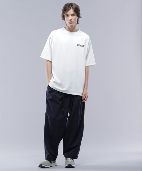 MANASTASH(マナスタッシュ)の「MANASTASH/マナスタッシュ/RE:POLY TEE SCHEME LOGO/リポリTシャツ スキームロゴ(Tシャツ/カットソー・メンズ・ホワイト/ブラック/オレンジ・M/L/XL/S)」の16枚目の写真
