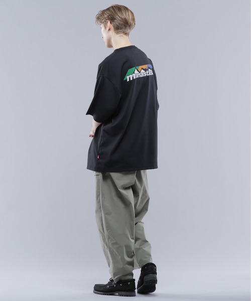 MANASTASH(マナスタッシュ)の「MANASTASH/マナスタッシュ/RE:POLY TEE SCHEME LOGO/リポリTシャツ スキームロゴ(Tシャツ/カットソー・メンズ・ホワイト/ブラック/オレンジ・M/L/XL/S)」の18枚目の写真