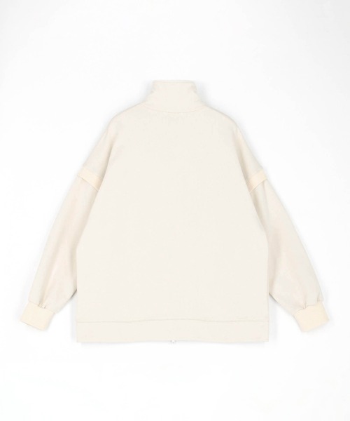 セール】スタンドカラージップアップスウェット（スウェット）｜NICOLE