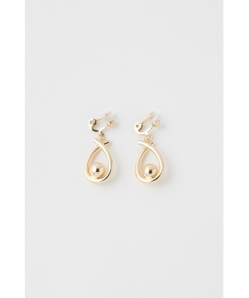 MOUSSY(マウジー)の「TEARDROP CLIP イヤリング(イヤリング・レディース・ゴールド/シルバー・FREE)」の2枚目の写真
