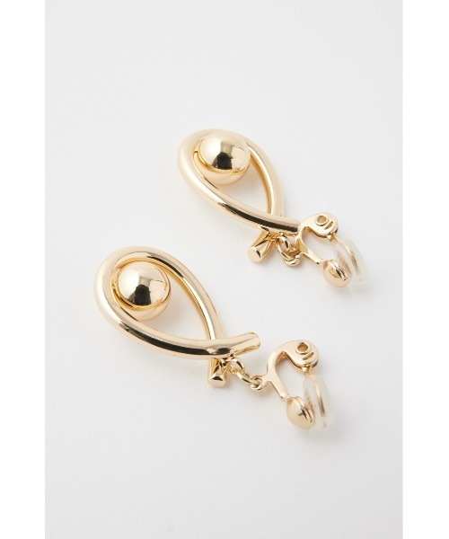 MOUSSY(マウジー)の「TEARDROP CLIP イヤリング(イヤリング・レディース・ゴールド/シルバー・FREE)」の5枚目の写真
