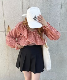 apres jour | フリルクロスブラウス【ZOZOTOWN限定アイテム】(シャツ/ブラウス)