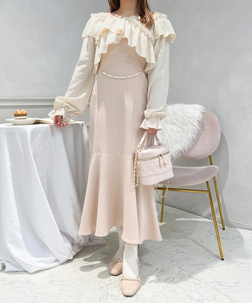 セール】フリルクロスブラウス【ZOZOTOWN限定アイテム】（シャツ