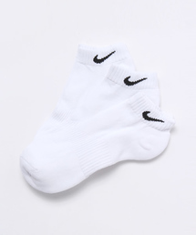 NIKE SPORTSWEAR | ユニセックス 3足1組 ナイキ ソックス NIKE 3P COTTON CUSHION LOW SOCKS MOIST MNG SX4701(ソックス/靴下)