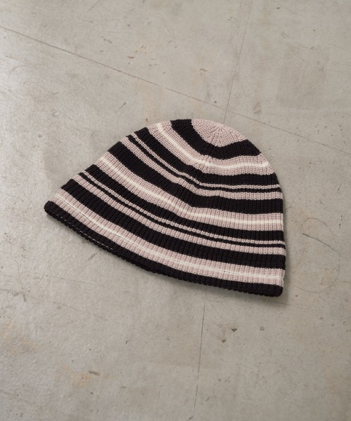 WHIMSIC(ウィムジック)の「【UNISEX】ニットメトロハット(ニットキャップ/ビーニー・メンズ・ブラック/ホワイト/ネイビー・FREE)」の17枚目の写真