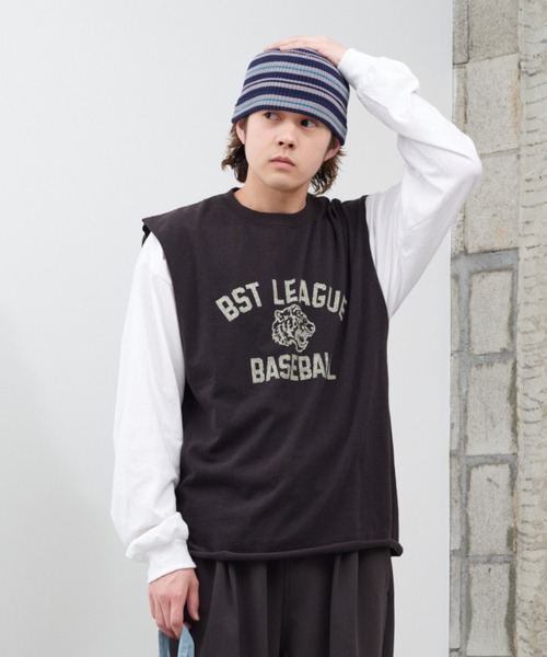 WHIMSIC(ウィムジック)の「【UNISEX】ニットメトロハット(ニットキャップ/ビーニー・メンズ・ブラック/ホワイト/ネイビー・FREE)」の11枚目の写真