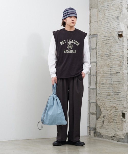 WHIMSIC(ウィムジック)の「【UNISEX】ニットメトロハット(ニットキャップ/ビーニー・メンズ・ブラック/ホワイト/ネイビー・FREE)」の14枚目の写真