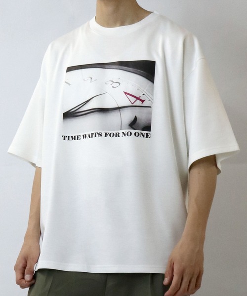 Starting Over（スターティングオーバー）の「graphic arts double knit T-shirt/接触冷感 グラフィックアート ダンボールニット クルーネック半袖Tシャツ（Tシャツ/カットソー・メンズ・サックスブルー/ブラック/ホワイト系その他/ホワイト/ベージュ/ホワイト系その他3/ブラック系その他3/ホワイト系その他2/ブラック系その他/チャコールグレー/ブラック系その他2/グレー系その他/ブラック系その他4/グレー系その他2/グレー系その他3/ブラック系その他5/ホワイト系その他5/ホワイト系その他4・M/XL/L）」の2枚目の写真