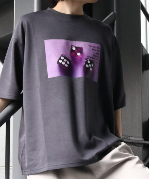 Starting Over（スターティングオーバー）の「graphic arts double knit T-shirt/接触冷感 グラフィックアート ダンボールニット クルーネック半袖Tシャツ（Tシャツ/カットソー・メンズ・サックスブルー/ブラック/ホワイト系その他/ホワイト/ベージュ/ホワイト系その他3/ブラック系その他3/ホワイト系その他2/ブラック系その他/チャコールグレー/ブラック系その他2/グレー系その他/ブラック系その他4/グレー系その他2/グレー系その他3/ブラック系その他5/ホワイト系その他5/ホワイト系その他4・M/XL/L）」の13枚目の写真