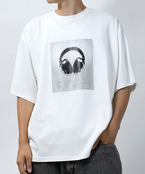 Starting Over（スターティングオーバー）の「graphic arts double knit T-shirt/接触冷感 グラフィックアート ダンボールニット クルーネック半袖Tシャツ（Tシャツ/カットソー・メンズ・サックスブルー/ブラック/ホワイト系その他/ホワイト/ベージュ/ホワイト系その他3/ブラック系その他3/ホワイト系その他2/ブラック系その他/チャコールグレー/ブラック系その他2/グレー系その他/ブラック系その他4/グレー系その他2/グレー系その他3/ブラック系その他5/ホワイト系その他5/ホワイト系その他4・M/XL/L）」の6枚目の写真