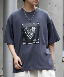 Starting Over | graphic arts double knit T-shirt/接触冷感 グラフィックアート ダンボールニット クルーネック半袖Tシャツ(Tシャツ/カットソー)