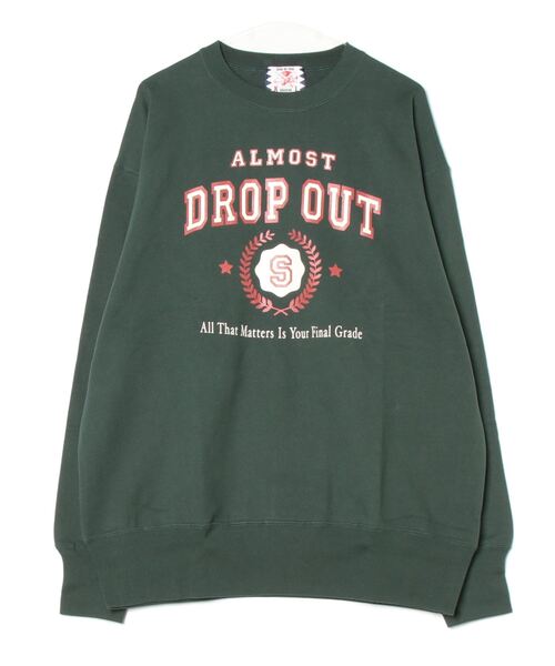 SON OF THE CHEESE（サノバチーズ）の「【SON OF THE CHEESE（サノバチーズ）】College Crew Neck Sweat（スウェット・メンズ・ベージュ/ブラック/ダークグリーン/グリーン・MEDIUM/LARGE/X-LARGE）」の4枚目の写真