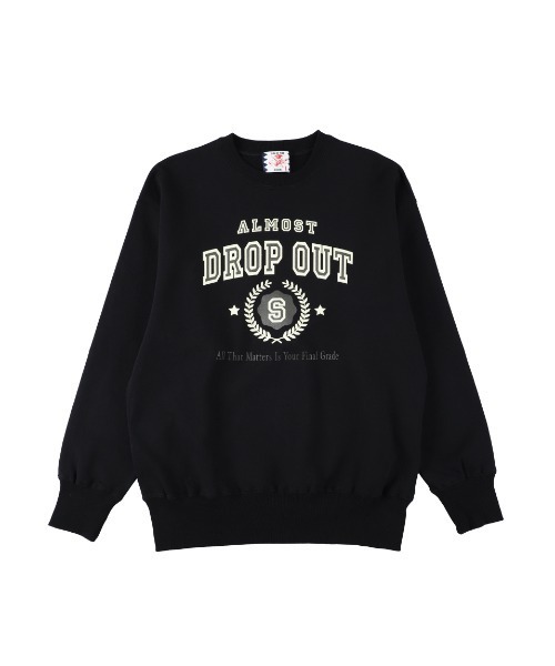 SON OF THE CHEESE（サノバチーズ）の「【SON OF THE CHEESE（サノバチーズ）】College Crew Neck Sweat（スウェット・メンズ・ベージュ/ブラック/ダークグリーン/グリーン・MEDIUM/LARGE/X-LARGE）」の2枚目の写真