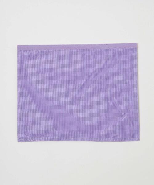 WEGO(ウィゴー)の「WEGO/【Lサイズ】メッシュデコシート(トートバッグ・レディース・グリーン/ピンク/ホワイト/ブラウン/グリーン系その他/オレンジ/ブルー系その他/ライトパープル/イエロー/ネイビー/ダークグリーン/グレー/ワイン/ブラック/サックスブルー・FREE)」の11枚目の写真