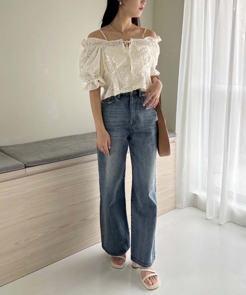 セール】オフショルブラウス【WEB限定アイテム】（シャツ/ブラウス