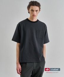 【残りわずか】アウトラスト ポケットTシャツ 温度調整素材|NASA開発|暑さ対策|夏服|速乾|防シワ|伸縮性|洗濯可能