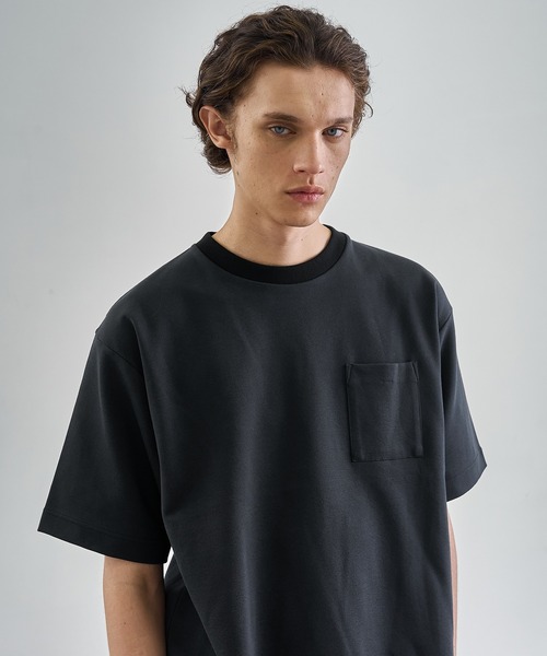 UNITED TOKYO（ユナイテッドトウキョウ）の「アウトラスト ポケットTシャツ　温度調整素材｜NASA開発（Tシャツ/カットソー・メンズ・ブラック/ホワイト/ライトブルーグレー/ダークグレー・1/2/3）」の8枚目の写真