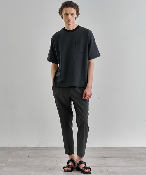 UNITED TOKYO（ユナイテッドトウキョウ）の「アウトラスト ポケットTシャツ　温度調整素材｜NASA開発（Tシャツ/カットソー・メンズ・ブラック/ホワイト/ライトブルーグレー/ダークグレー・1/2/3）」の5枚目の写真