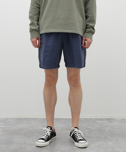SAVE KHAKI UNITED / HEMP STRIPLE EASY SHORT