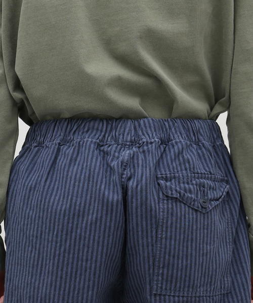 SAVE KHAKI UNITED / HEMP STRIPLE EASY SHORT