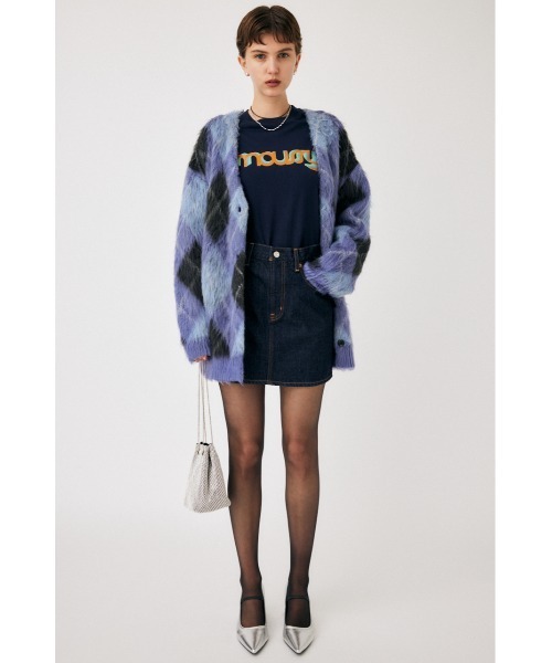 MOUSSY(マウジー)の「DENIM ミニスカート(スカート・レディース・ワンウォッシュ/ブラック・0/1/2)」の11枚目の写真