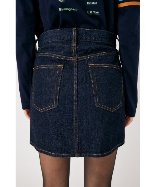 MOUSSY(マウジー)の「DENIM ミニスカート(スカート・レディース・ワンウォッシュ/ブラック・0/1/2)」の14枚目の写真