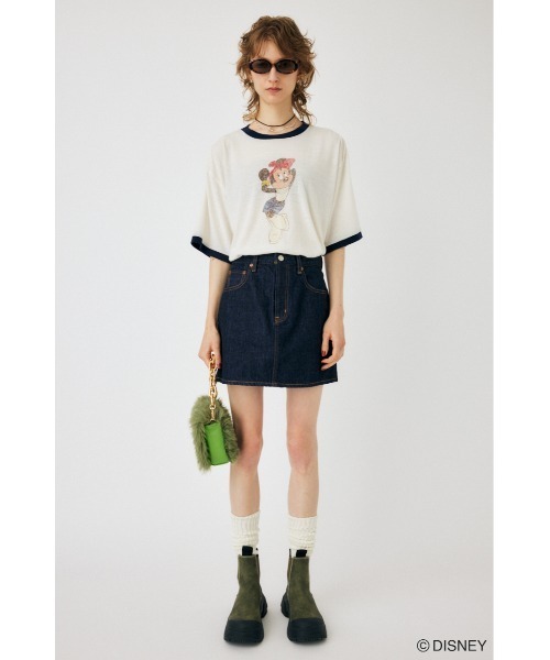 MOUSSY(マウジー)の「DENIM ミニスカート(スカート・レディース・ワンウォッシュ/ブラック・0/1/2)」の17枚目の写真